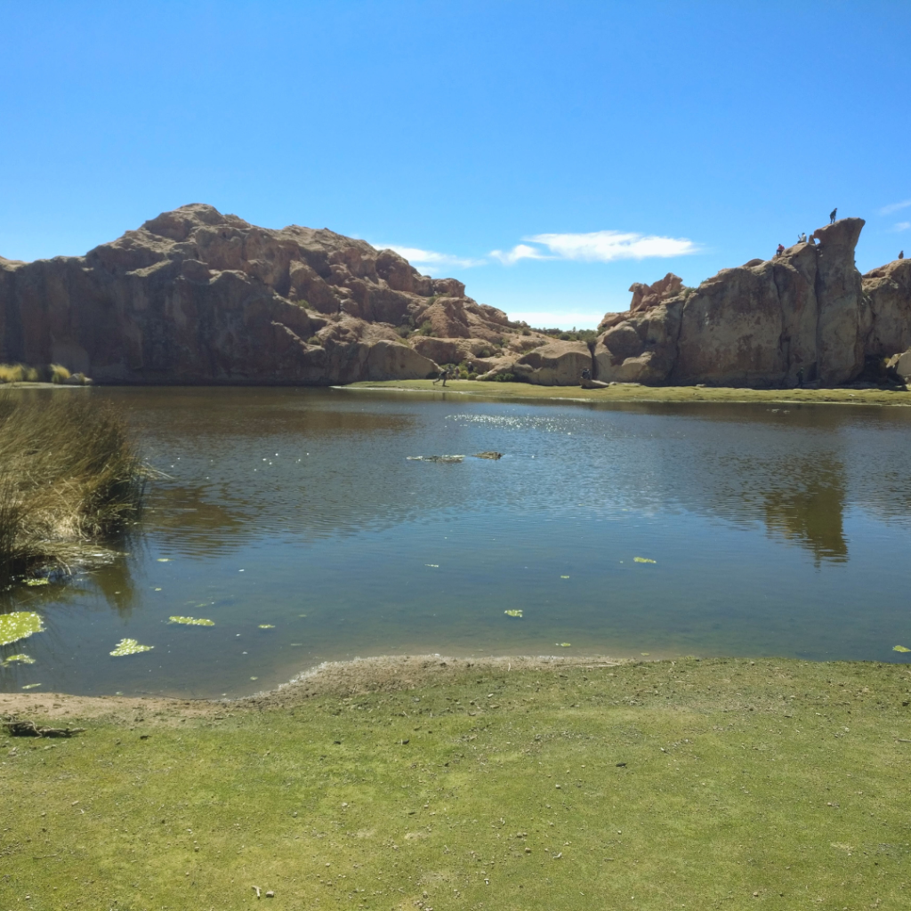 LLaguna Negra, Valle de las Rocas, Andean Plateau, the Bolivian altiplano, Andes Mountains, Pachamama, Potosí Department, Bolivia
