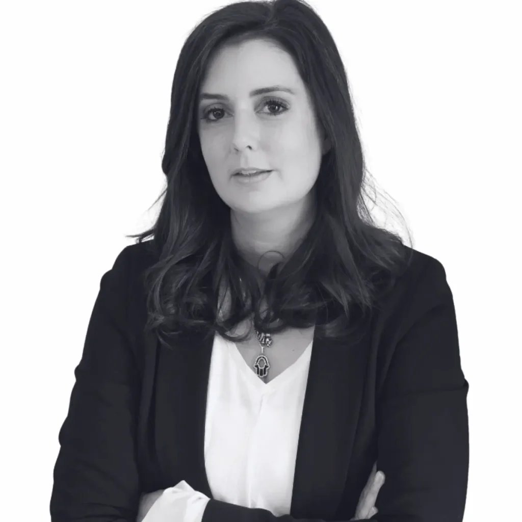 Portrait of Kenza Brunet, Narrative Architect and Global Communications Director. 15 years of experience aligning narrative, influence, and action within complex global matrix environments.